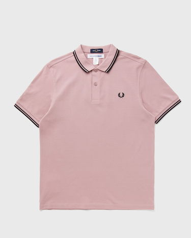 Поло тениска Comme des Garçons Fred Perry T-Shirt Розово | FO-T501-S25-2, 0