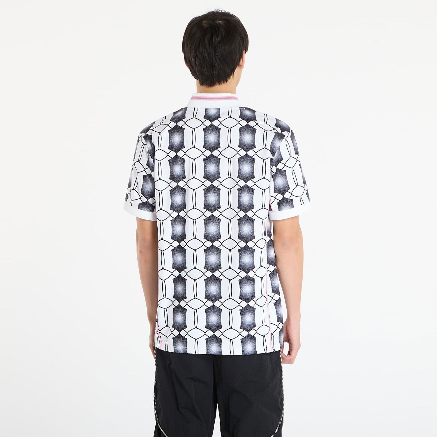 Фланелка adidas Originals Juve Geometric Print V-Neck Jersey Многоцветен | JM9447, 1