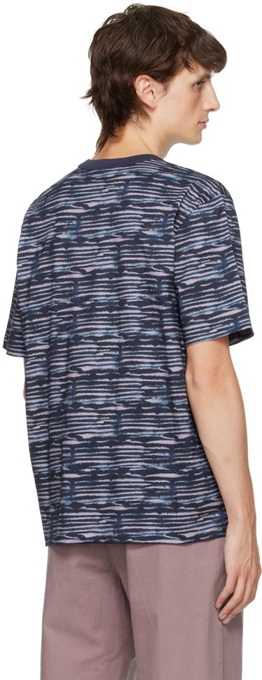 Тениска Paul Smith PS Paul Smith Tie-Dye Stripe T-Shirt Тъмно синьо | M2R-220X-L21854, 2