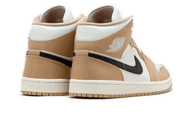 Кецове и обувки Jordan Air Jordan 1 Mid "Desert" W Бежово | BQ6472-103, 4