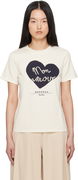 Weekend Max Mara Vello T-Shirt with Heart Applique