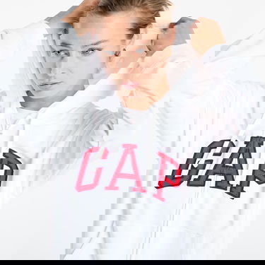 Суитчър GAP Logo Hoodie Бяло | 727433-02, 2