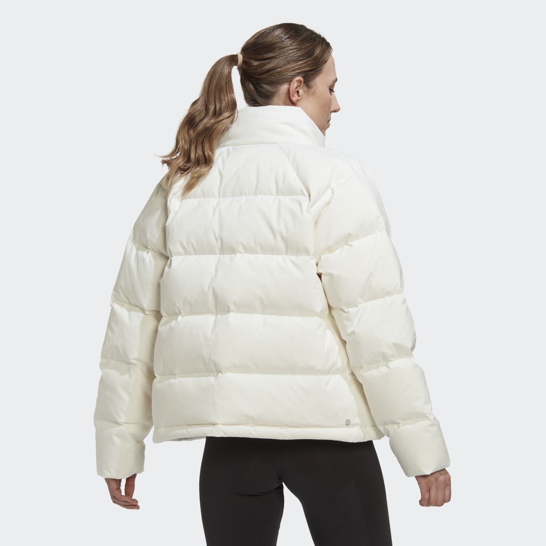Пухо яке adidas Originals Helionic Relaxed Down Jacket Бяло | HG6281, 1
