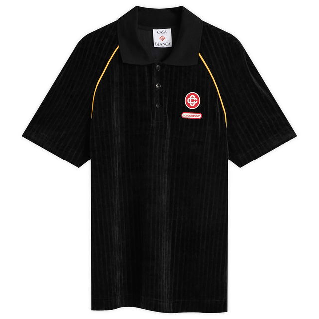 Rib Velour Raglan Polo