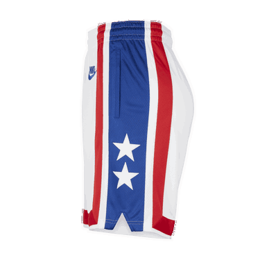 Къси панталони Nike NBA Dri-FIT Swingman Brooklyn Nets Shorts Бяло | DO9501-100, 3