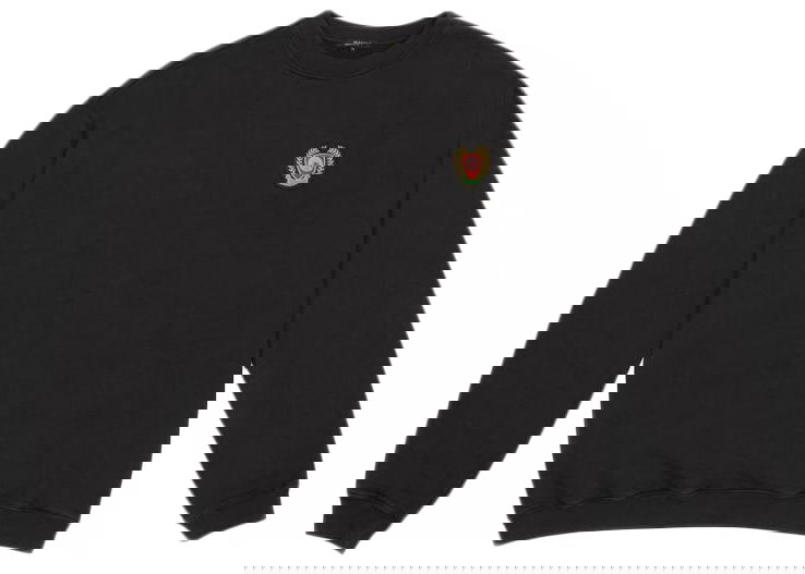 Суитчър adidas Yeezy Yeezy Season 5 Crest Crewneck Черно | KW5U2014-100, 0