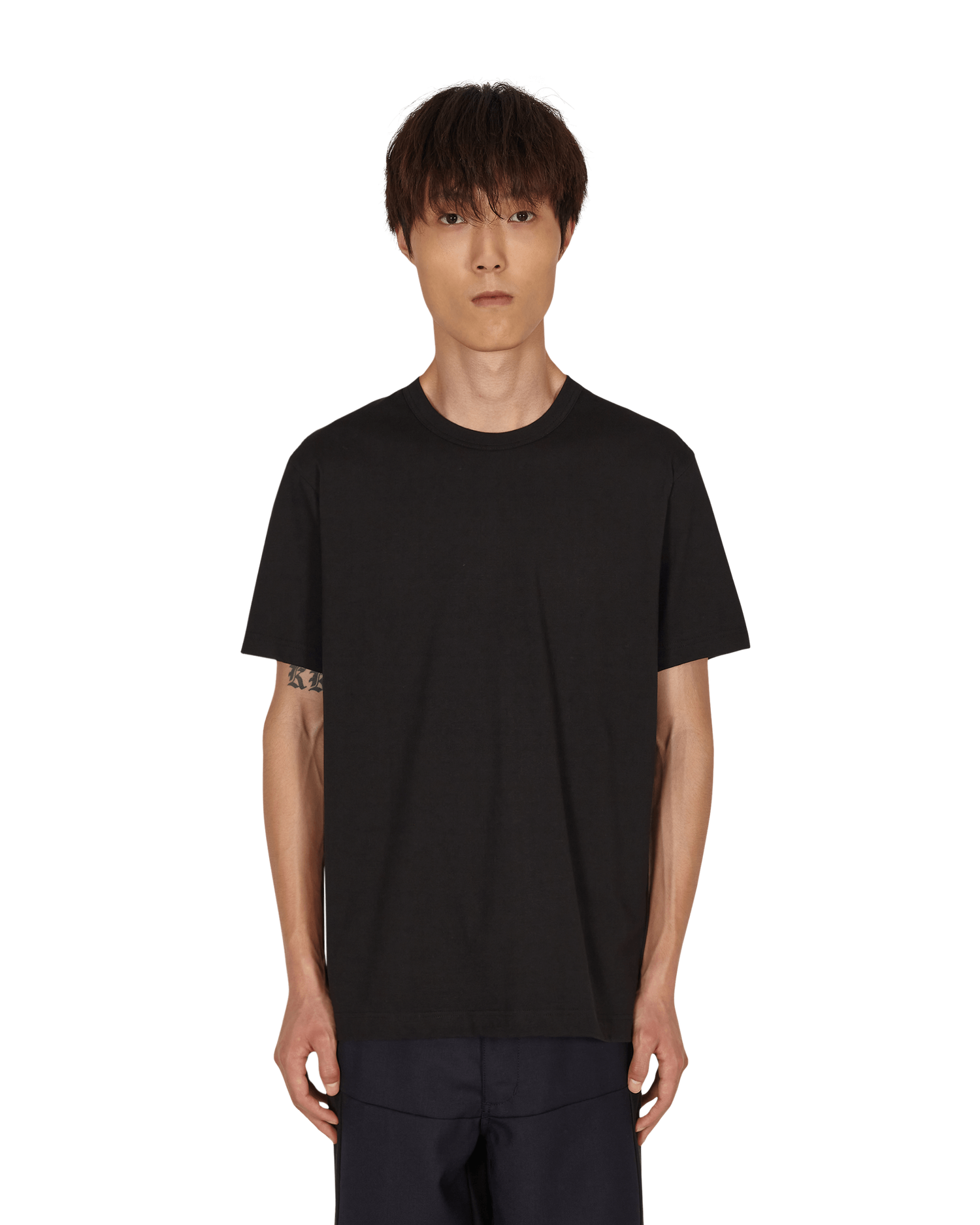Тениска Comme des Garçons Plain T-Shirt Черно | FZ-T002-PER 1, 1
