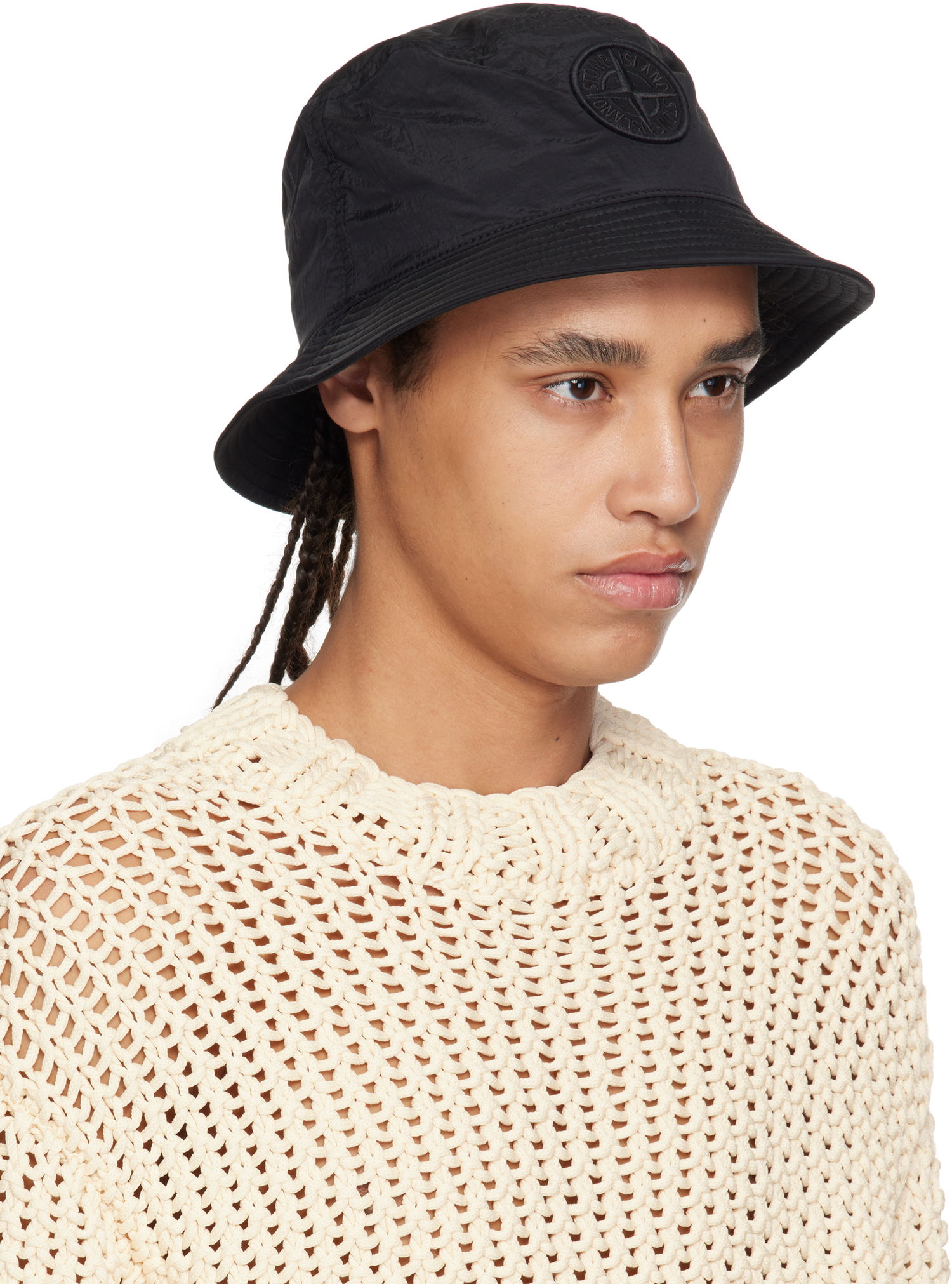 Шапка Stone Island Stone Island Nylon Bucket Hat Черно | K1S15 9100009 S0076, 1