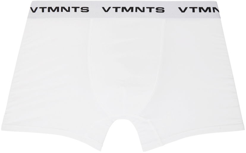 Боксерки VETEMENTS Logo-Woven Boxer Briefs Бяло | VL22UN300W