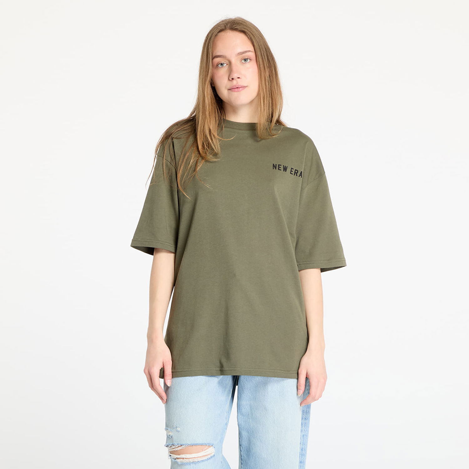 Тениска New Era New Era Oversized Tee Зелено | 60667781, 0
