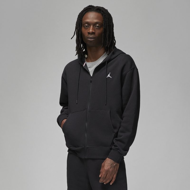 Суитчър Jordan Essentials Full-Zip Fleece Hoodie Черно | DQ7350-010, 0