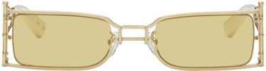 Слънчеви очила Feng Chen Wang Feng Chen Wang Bamboo Sunglasses Жълто | SSE-WS01-001, 0