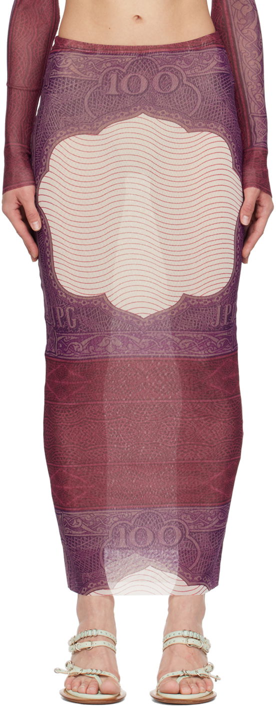 Gaultier 'The Cartouche' Maxi Skirt