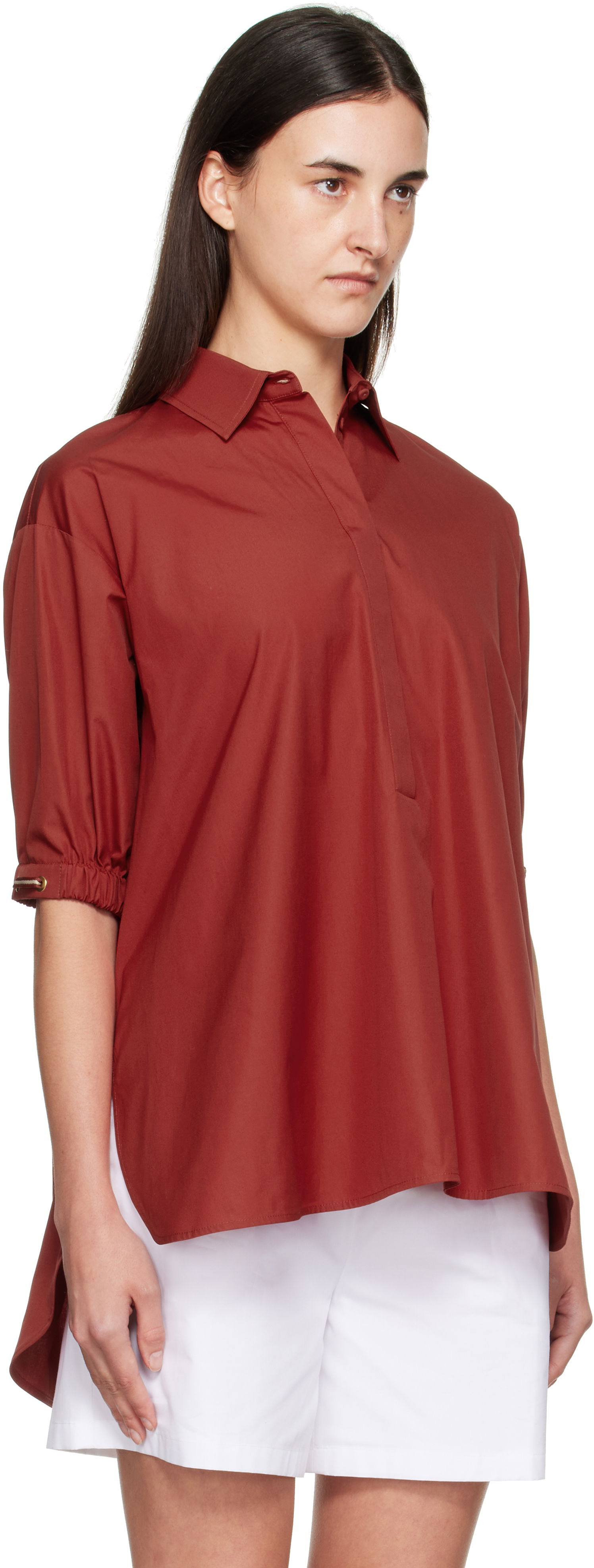 Риза Max Mara Max Mara Teano Shirt Червено | 2511191052600, 1