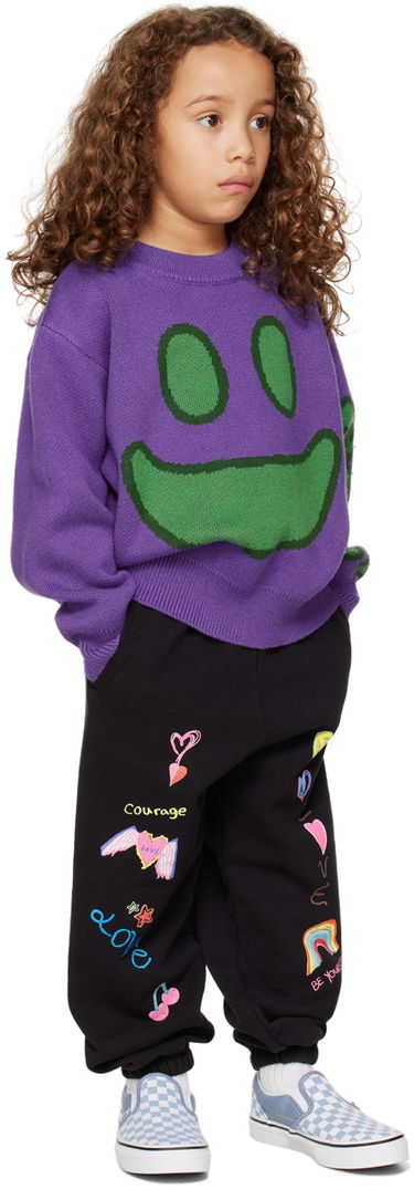 Пуловер Perks And Mini Perks and Mini Face Sweater Лилаво | 55001, 3