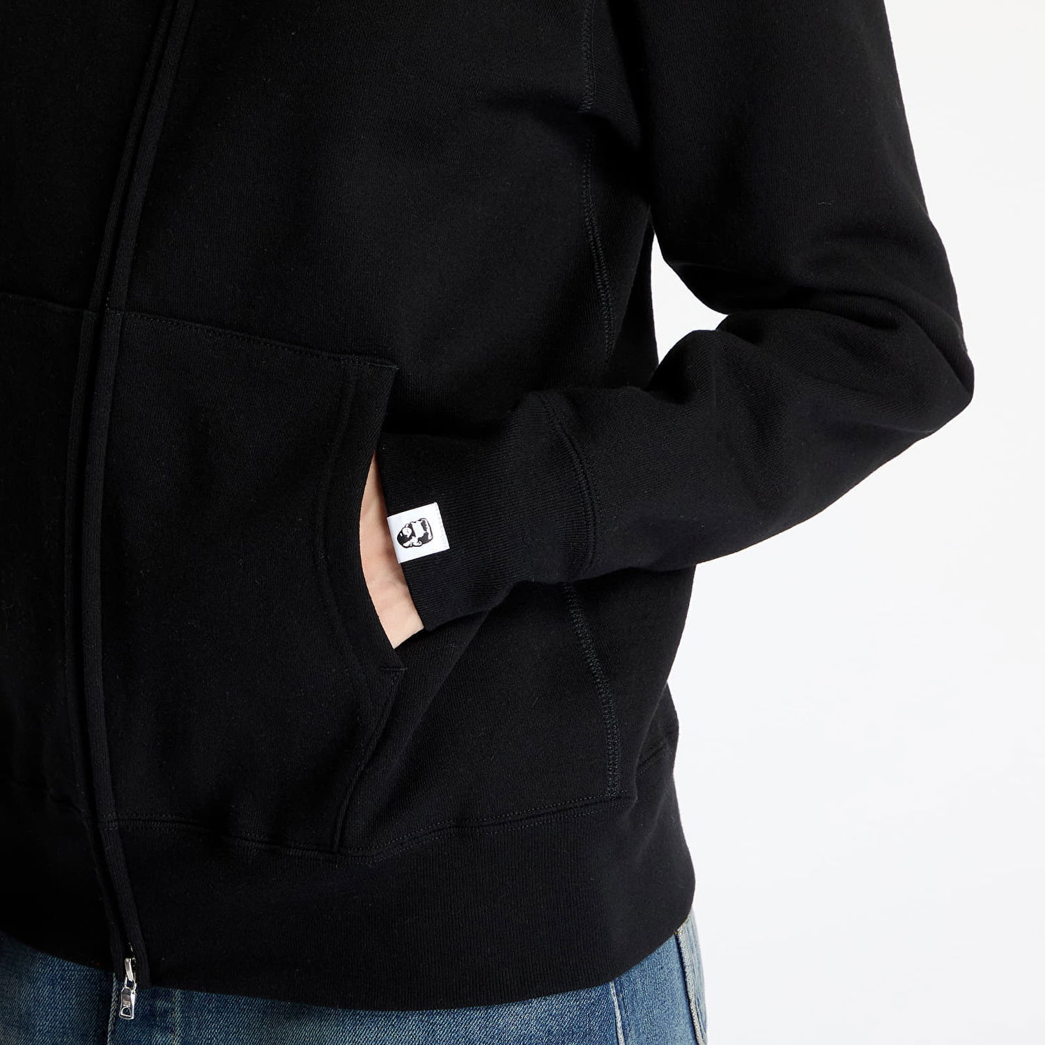 Суитчър BAPE Bathing Ape 1st Camo Swarovski Shark Full Zip Hoodie Черно | 001ZPK701009M BLK, 1