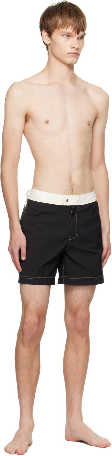 Бански Tom Ford TOM FORD Nylon Contrast Swim Shorts Черно | BSS002-FMN067, 3