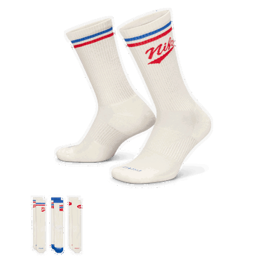 Чорапи Nike Everyday Plus Mid-Calf Socks (3 Pairs) Бяло | HJ9336-901, 1