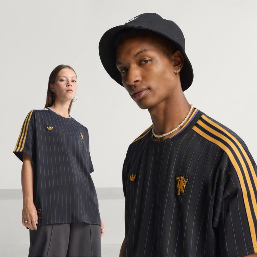 Фланелка adidas Performance Manchester United Terrace Icons Jersey Черно | JN2818