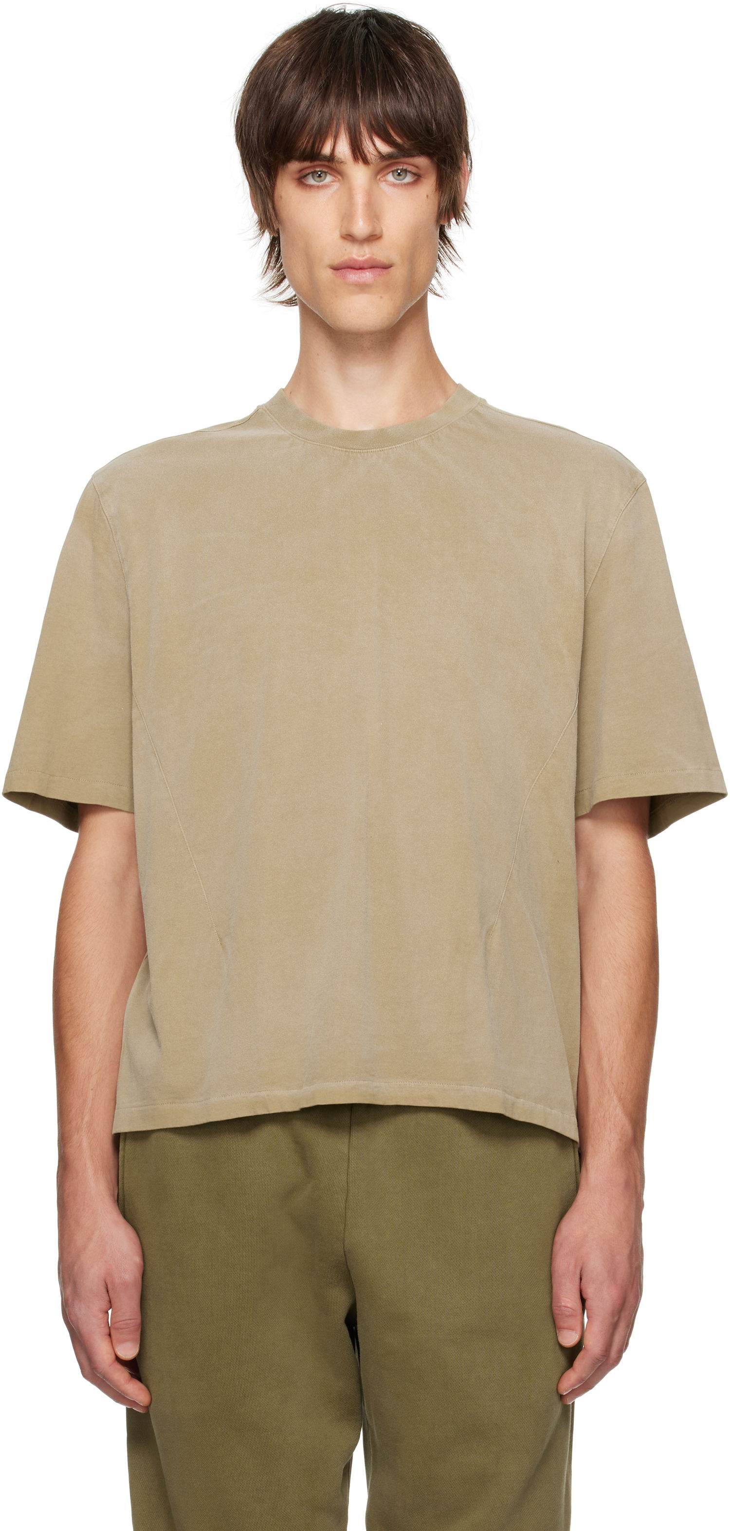 Тениска Entire Studios Dart T-shirt Бежово | ES2252CO, 0