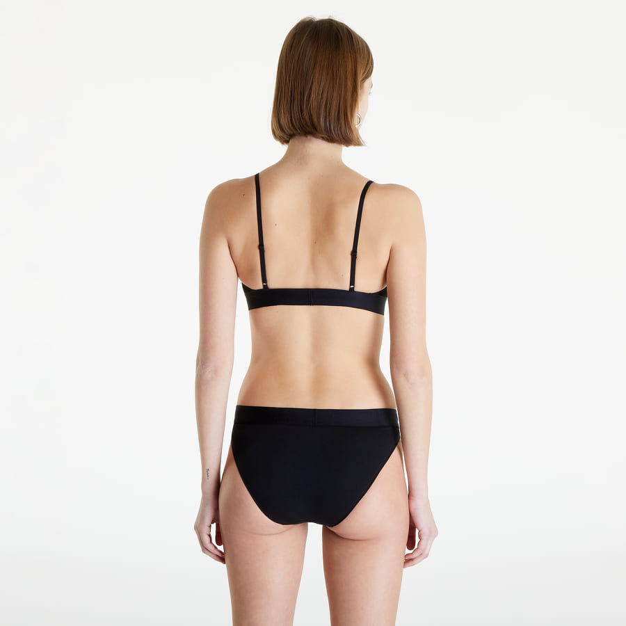 Сутиен CALVIN KLEIN Monolith Cotton Unlined Bralette Черно | QF6989E UB1, 1