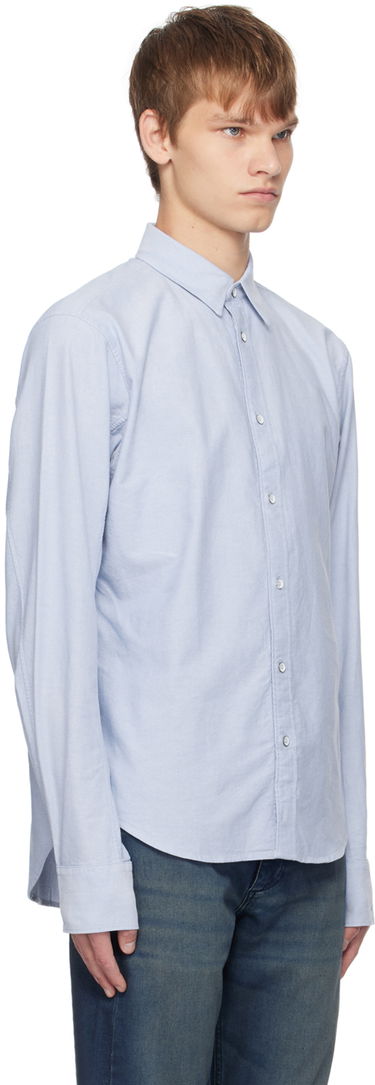 Риза rag & bone Rag & Bone Engineered Button-Up Shirt Синьо | MBW23SA422X2ML, 1