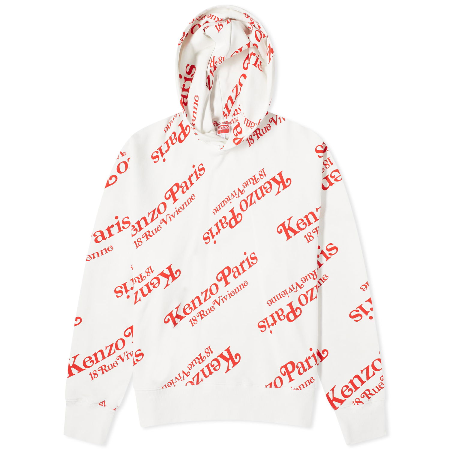 Суитчър KENZO Verdy Logo Hoodie Бяло | FE58SW0074MG-02, 0
