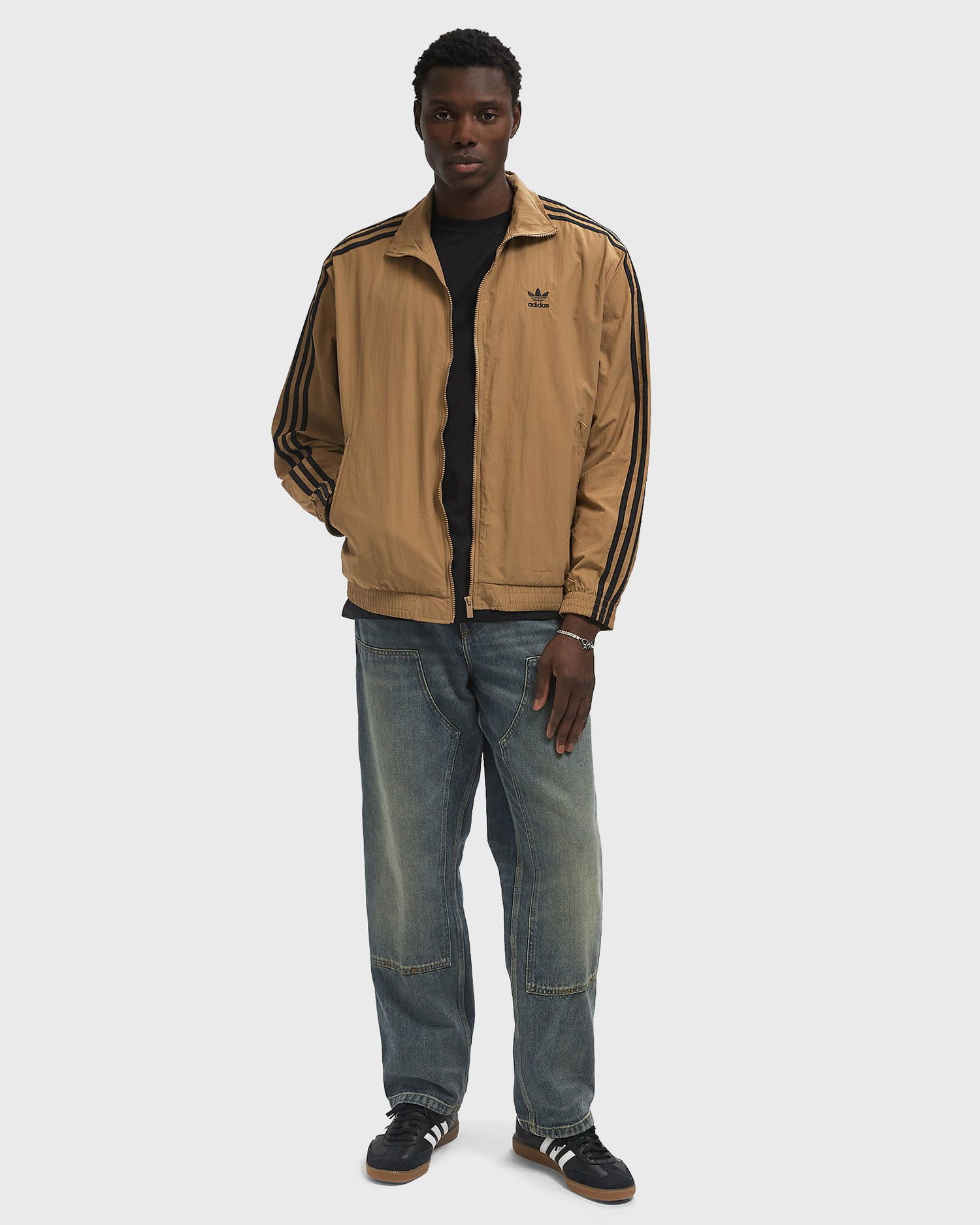 Комплект adidas Performance Adicolor Woven Firebird Track Jacket Кафяво | JY1333, 1