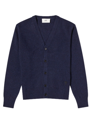 Tonal Heart Cashmere Cardigan