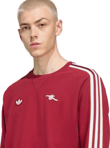 Суитчър adidas Performance Arsenal Terrace Icons Sweatshirt Червено | JM9397, 3