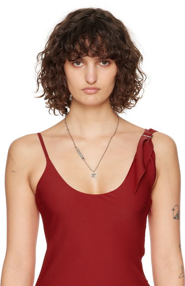 Колие Courrèges Courrèges AC Chain Necklace Металик | 125BCO034LA0001, 1
