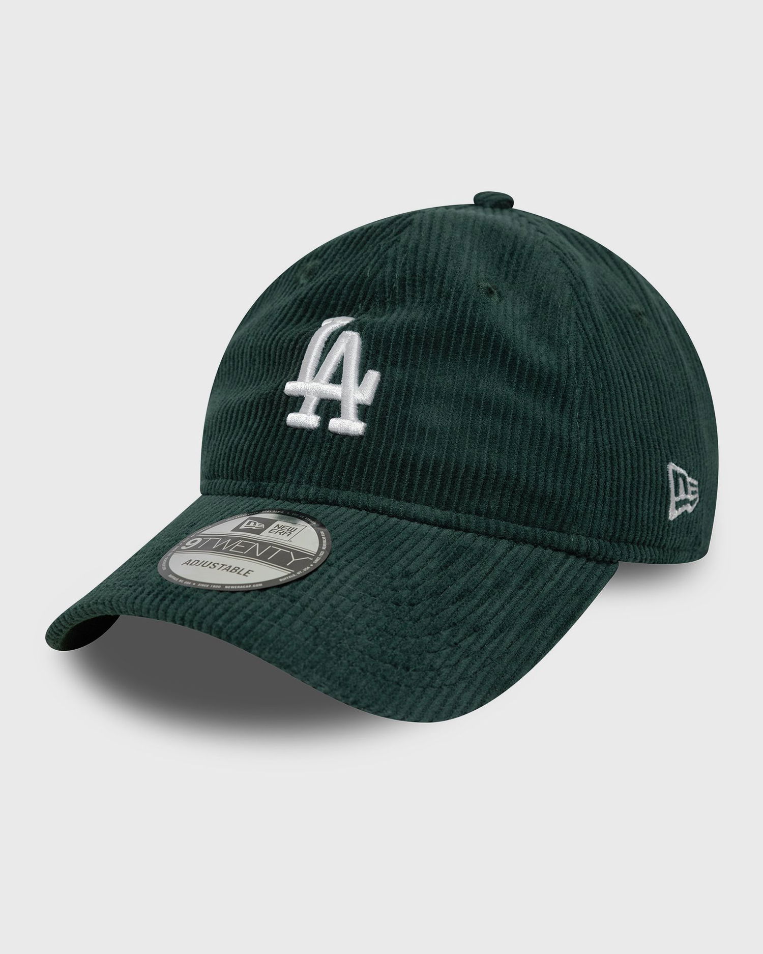 Шапка с козирка New Era Corduroy 9TWENTY Adjustable Hat Los Angeles Dodgers Зелено | 60691245, 0