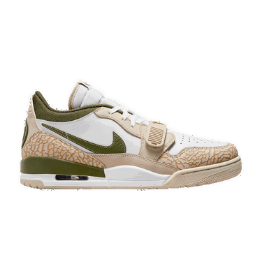 Кецове и обувки Jordan Paris Saint-Germain x Legacy 312 Low "White Sequoia Green" Бежово | FZ4358-100, 1