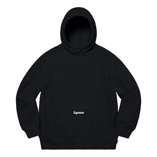 Суитчър Supreme Hooded Sweatshirt with Small Logo Черно | SUP-FW20-314, 0