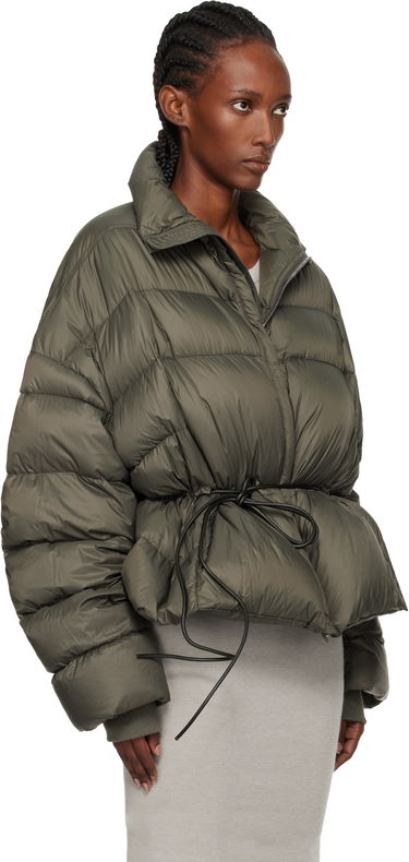 Пухо яке Rick Owens Concordians Sail Down Puffer Jacket with Drawstring Waist Черно | RP02E4769 NPD1, 4