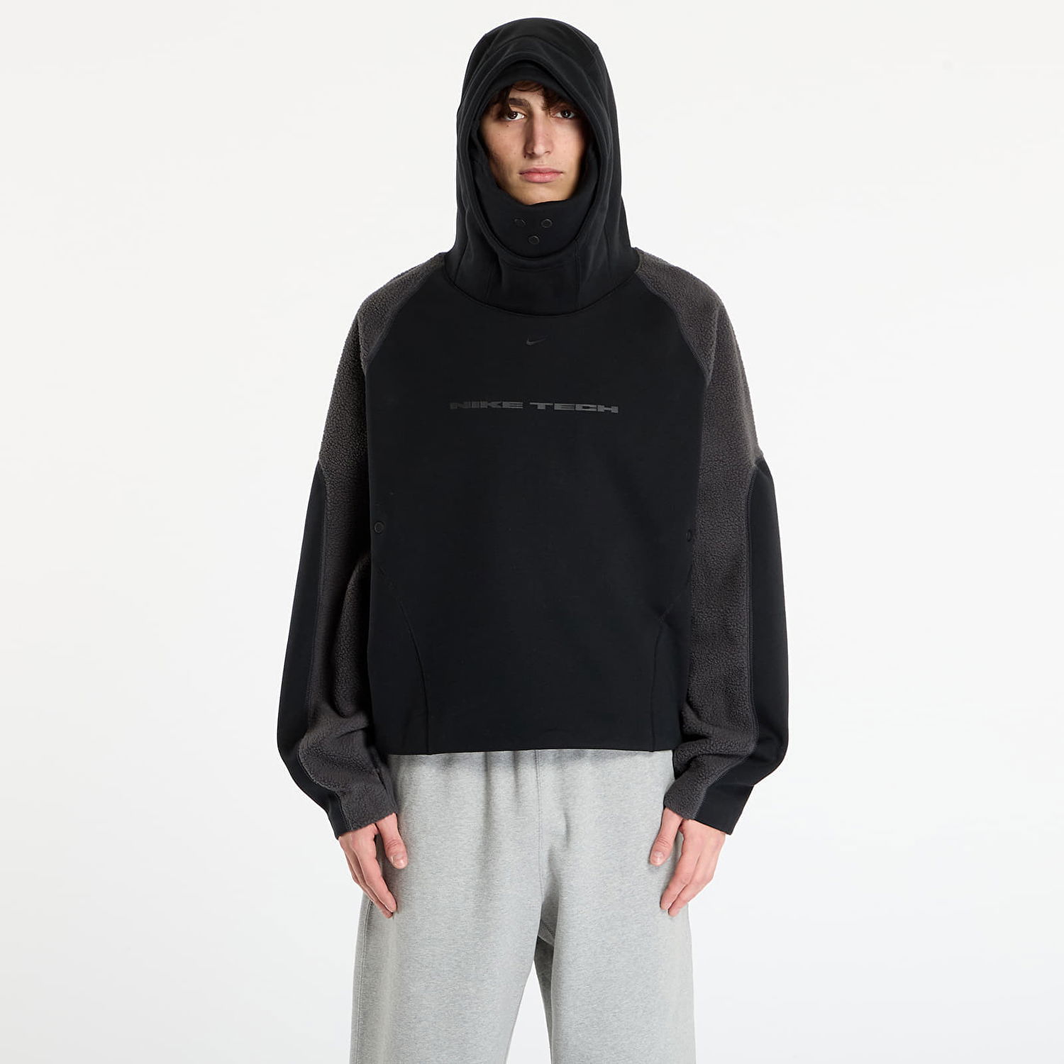 Суитчър Nike Tech Boreas Oversized Balaclava Hoodie Черно | IB3363-010, 0