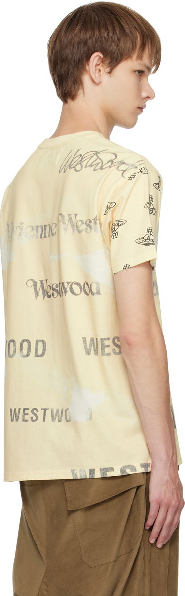 Тениска Vivienne Westwood Vivienne Westwood Labels Classic T-Shirt Жълто | 3G010013-J006E-, 2