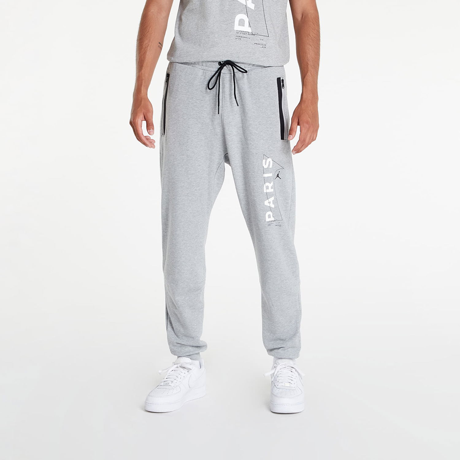 Панталони и дънки Jordan Paris Saint-Germain Fleece Pants Сиво | DM3094-063, 0