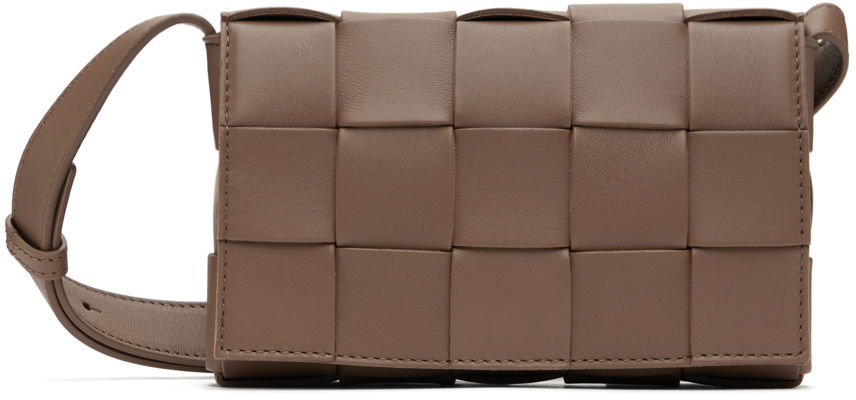 Чанта за кръста Bottega Veneta Small Cassette Bag Кафяво | 730848 VMAY1, 0