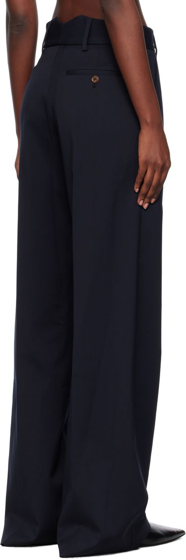 Панталони Vivienne Westwood Vivienne Westwood Lauren Wide-Leg Trousers Тъмно синьо | 1F01000Z-W018V-, 2