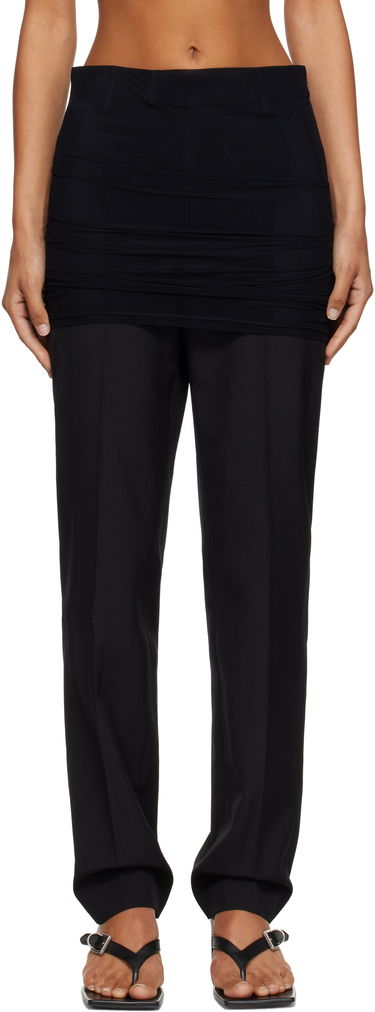 Панталони Maison Margiela MM6 Maison Margiela Light Wool Blend Trousers Черно | S62KB0248 M35436, 0