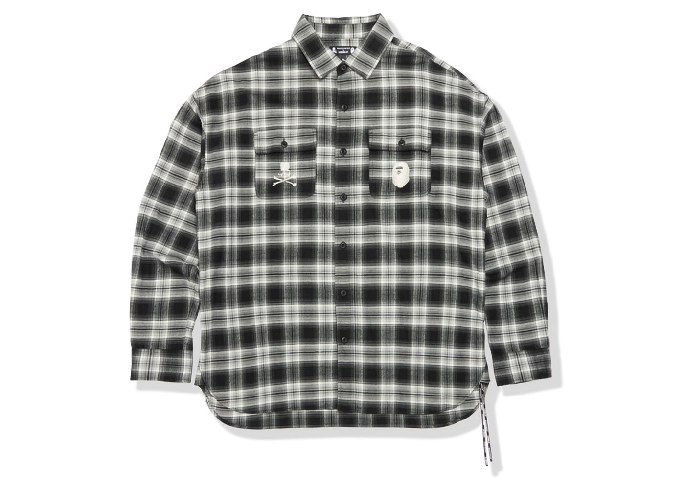 Риза BAPE BAPE x Mastermind 11th Anniversary Check Shirt Black Черно | MVBST131902MI, 0