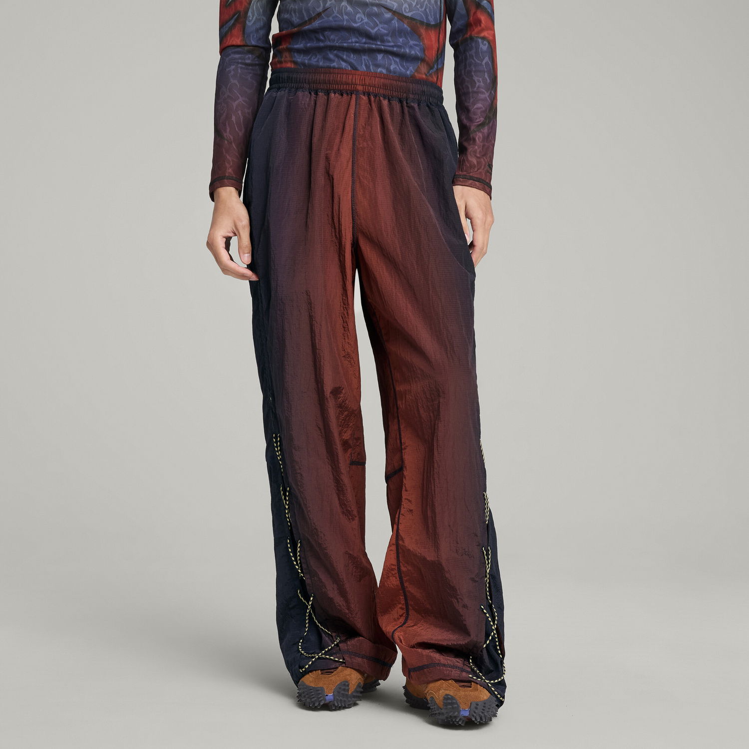 Спортни панталони Puma ARIES Collaboration Loose Fit Track Pants Червено | 629573_52, 0