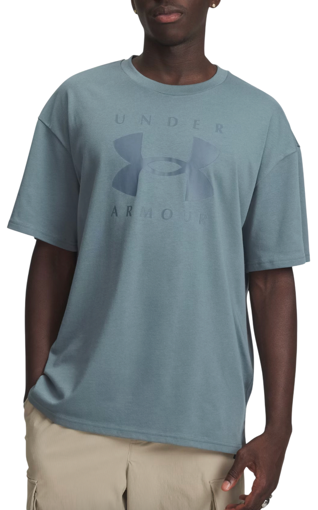 Heavyweight Oversized Branded Short Sleeve T-Shirt