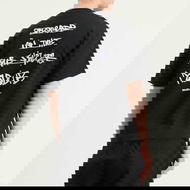 Тениска Butter Goods Madlib Bomb Shelter T-Shirt Черно | BGMAD100-BLK, 3