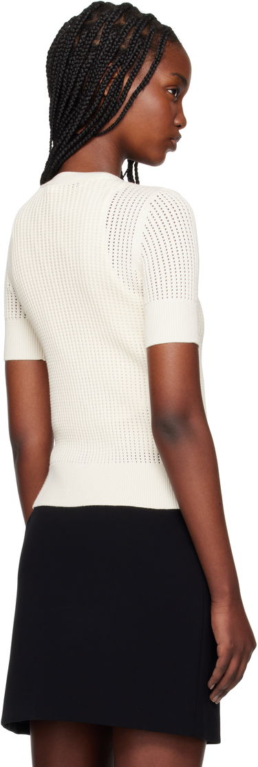 Пуловер Max Mara Max Mara Ebbri Knitted Sweater Бяло | 2516361071600, 2