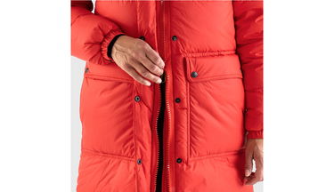 Парка FJÄLLRÄVEN Long Down Parka Червено | F86126-334, 3