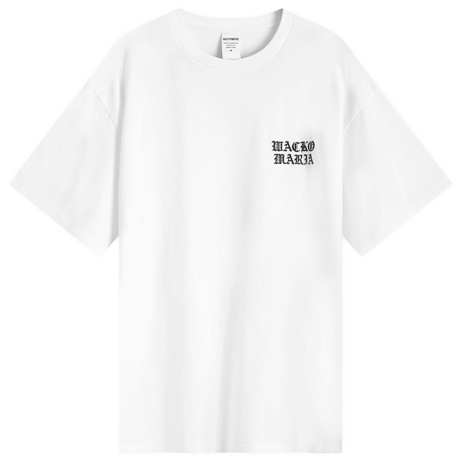Тениска WACKO MARIA Gothic Logo Graphic Бяло | 24FW-WMT-WT03-WHT, 0