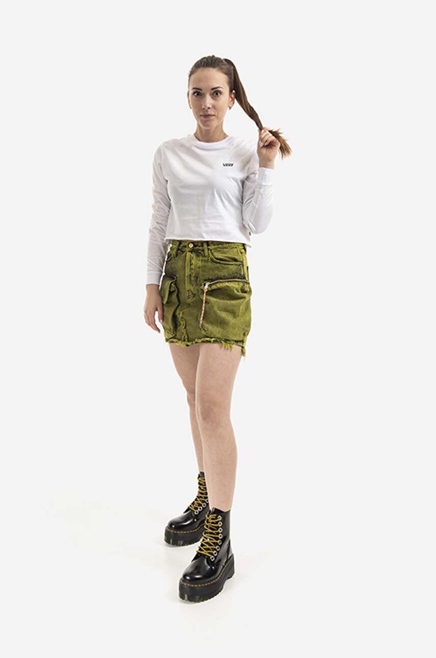 Пола Aries Acid Washed Cargo Skirt Зелено | AR32304, 1