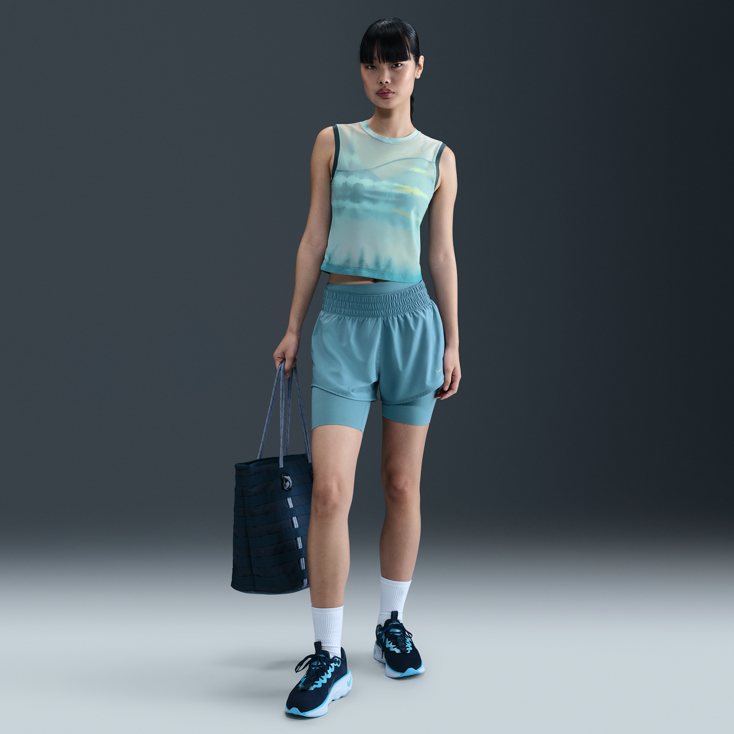 Потник Nike Dri-FIT Printed Training Tank Top From Artist Collection Тюркоазено | HM4793-478, 1